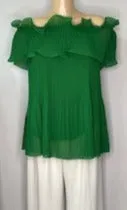 Alex Bardot Chiffon Pleated Top (2 Colours)